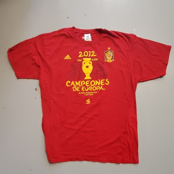 adidas Other - Spain 2012 adidas euro champions soccer t shirt